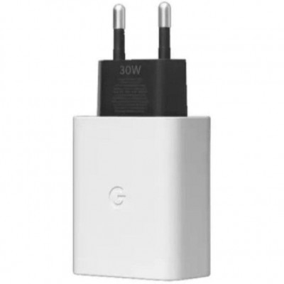 Мережевий зарядний пристрій Google Google Pixel 30W USB-C Power Charger EU White (GA03502-EU)