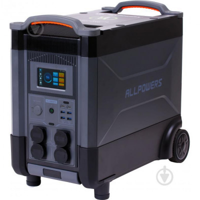 Зарядна станція Allpowers R4000 3600Wh 4000W Portable Power Station LiFePO4 (AP-SS-011-BLA-EU)