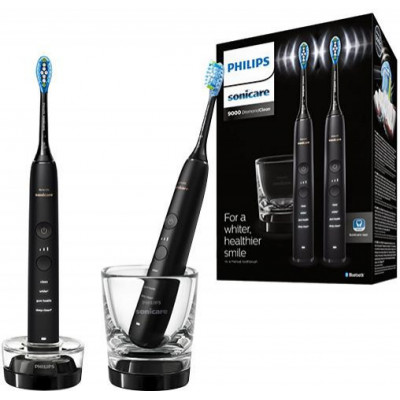 Набір із 2-х електричних зубних щіток Philips Sonicare DiamondClean 9000 Black HX9914/54