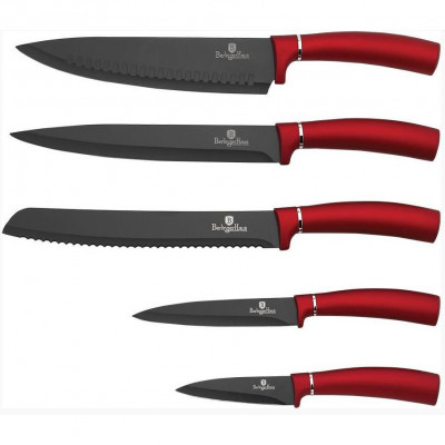 Набір ножів з 6 предметів Berlinger Haus Metallic Line Burgundy Edition (BH-2519)