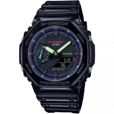Чоловічий годинник Casio GA-2100RGB-1AER