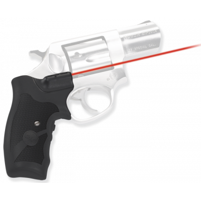 Crimson Trace LG303 Lasergrips  5mW Red Laser with 633nM Wavelength & 50 ft Range Black Finish for Ruger SP101