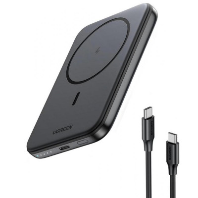 Зовнішній акумулятор (павербанк) UGREEN 5000mAh 15W Black (25866)
