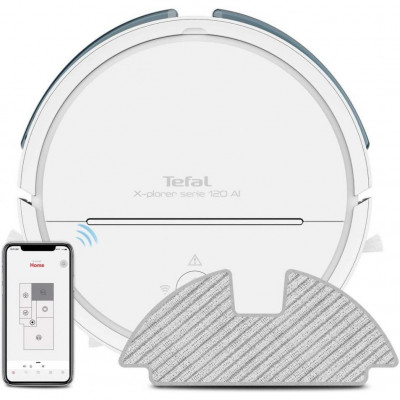Робот-пилосос з вологим прибиранням Tefal X-plorer Serie 120 AI RG7867