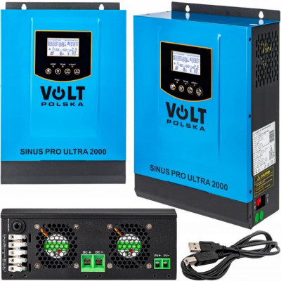 Гібридний сонячний інвертор (hybrid) Volt Polska SINUS PRO ULTRA 2000 (3SSH100012)
