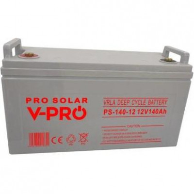Акумулятор для ДБЖ/інвертора Volt Polska VPRO SOLAR 12V 140Ah (6AKXDEEP14)