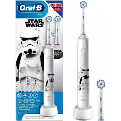 Електрична зубна щітка Oral-B D505.523.2K PRO 3 3000 Junior Star Wars 2 насадки