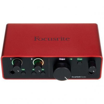 Аудіоінтерфейс, звукова карта Focusrite Scarlett Solo 4th Gen