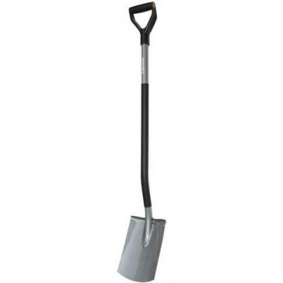 Лопата штикова Fiskars Ergonomic с закругленным лезвием 131400 (1001411)