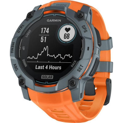 Смарт-годинник Garmin Instinct 3 50mm Solar Twilight with Solstice Band (010-02935-01)