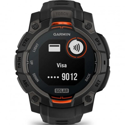 Смарт-годинник Garmin Instinct 3 45mm Solar Black with Black Band (010-02934-00)