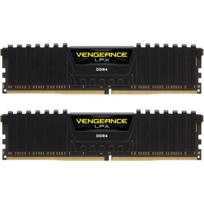 Пам'ять для настільних комп'ютерів Corsair 32 GB (2x16GB) DDR4 3200 MHz Vengeance LPX Black (CMK32GX4M2E3200C16)
