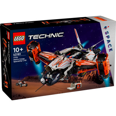 Блоковий конструктор LEGO Technic Вантажний космічний корабель VTOL LT81 (42181)