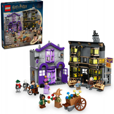 Блоковий конструктор LEGO Harry Potter Лавка Оллівандера та ательє мадам Малкін (76439)