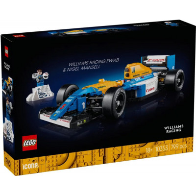 Блоковий конструктор LEGO Icons Williams Racing FW14B і Найджел Менселл (10353)