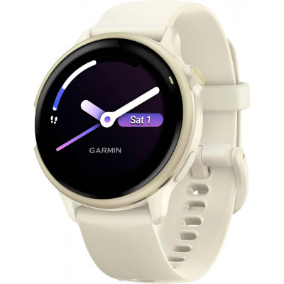 Смарт-годинник Garmin Vivoactive 6 Lunar Gold with Bone Band (010-02985-01)