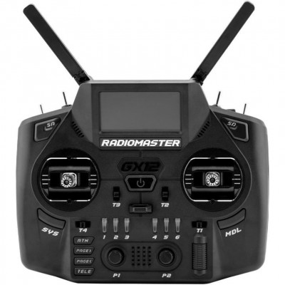 Пульт керуваня RadioMaster GX12 radio ExpressLRS Edge XT M2 (HP0157.0094-BLK)