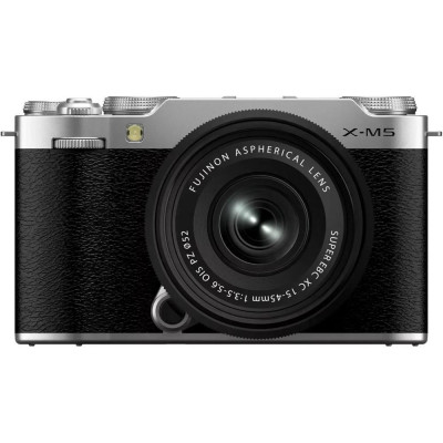 бездзеркальний фотоапарат Fujifilm X-M5 kit XC 15-45mm f/3,5-5,6 OIS PZ Silver