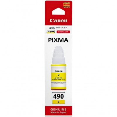 Водорозчинні чорнила для принтера Canon GI-490 Yellow (0666C001)
