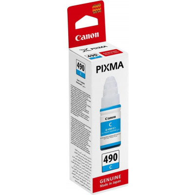 Водорозчинні чорнила для принтера Canon GI-490 Cyan (0664C001)