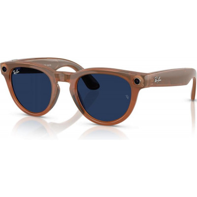 Смарт-окуляри Ray-Ban Meta Headliner Shiny Caramel Frame Clear/Sapphire Transitions (RW4009 6706MF 50-23)