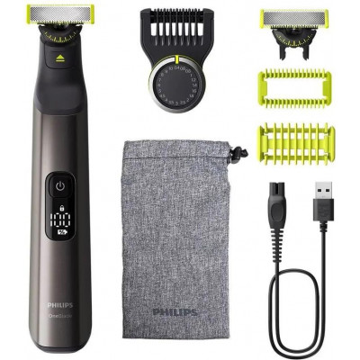 Тример для бороди та вусів/ Тример для тіла (бодігрумер) Philips OneBlade Pro 360 QP6552/15