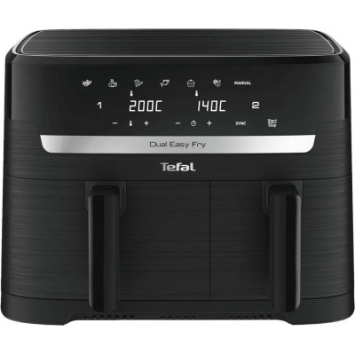 Мультипіч (аерофритюрниця) Tefal Dual Easy Fry EY901N10