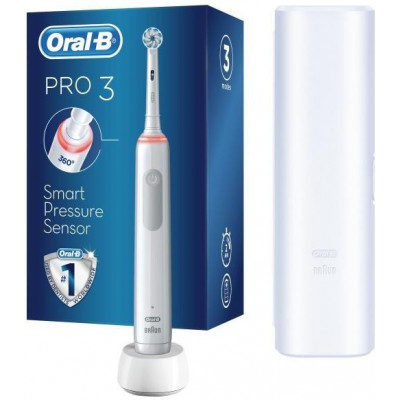 Електрична зубна щітка Oral-B Pro3 3500 D505.513.3X WT Gift Edition