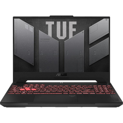 Ноутбук Asus TUF A15 FA507NV-LP104 15.6" Full HD, 144 Гц, IPS, AMD Ryzen 5 7535HS до 4,55 ГГц, 16 ГБ, SSD 512 ГБ, NVIDIA GeForce RTX 4060 8 ГБ, Free DOS, темно-сірий
