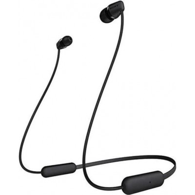 Навушники з мікрофоном Sony WI-C200 Black (WIC200B.CE7)