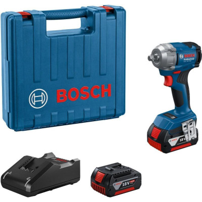 Гайкокрут Bosch GDS 18V-350 + 2 GBA 18V + GAL 18V-20 + L-Boxx (06019M5021)