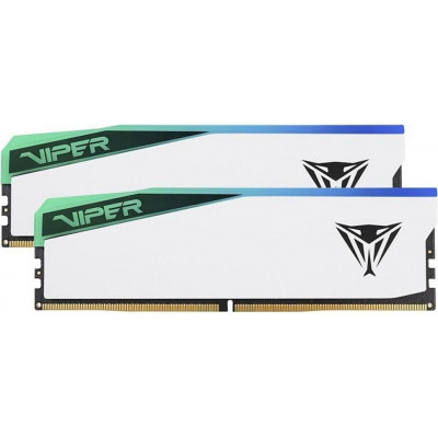 Пам'ять для настільних комп'ютерів PATRIOT 32 GB (2x16GB) DDR5 6200 MHz Viper Elite 5 RGB (PVER532G62C42KW)