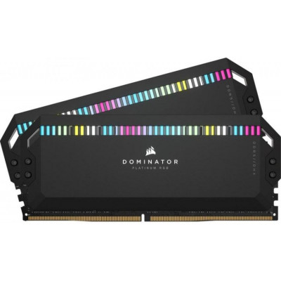 Пам'ять для настільних комп'ютерів Corsair 32 GB (2x16GB) DDR5 5600 MHz Dominator Platinum RGB (CMT32GX5M2B5600C36)