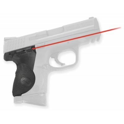 Crimson Trace LG661 Lasergrips  5mW Red Laser with 633nM Wavelength & 50 ft Range Black Finish for S&W M&P Compact