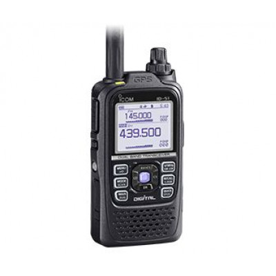 Icom ID-51E PLUS VHF/UHF Black — Рація цифро-аналогова 144-146 МГц 430-440 МГц 5 Вт чорна