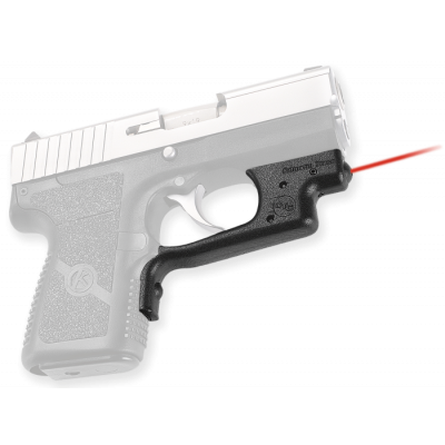 Crimson Trace LG437 Laserguard  5mW Red Laser with 633nM Wavelength & 50 ft Range Black Finish for 9mm Luger & 40 S&W Kahr CW, PW
