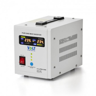 Джерело безперебійного живлення Volt Polska Sinus PRO 500E 12V 220V 300/500W білий