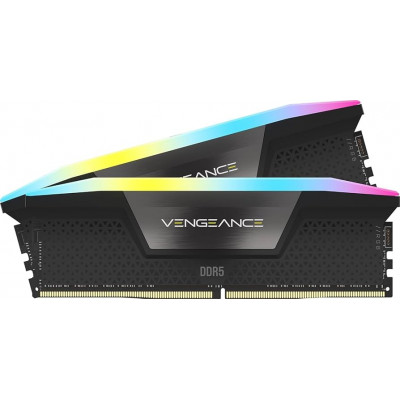 Пам'ять для настільних комп'ютерів Corsair 32 GB (2x16GB) DDR5 7200 MHz Vengeance RGB (CMH32GX5M2X7200C34)