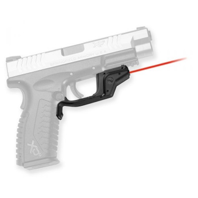 Crimson Trace LG448 Laserguard  5mW Red Laser with 633nM Wavelength & 50 ft Range Black Finish for Springfield XD, XD-M