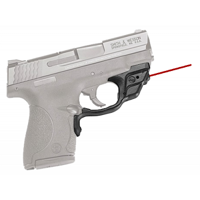 Crimson Trace LG489 Laserguard 5mW Red Laser with 633nM Wavelength & 50 ft Range Black Finish for 9mm Luger & 40 S&W S&W M&P Shield, M&P Shield M2.0 (Except EZ & Plus Variants)