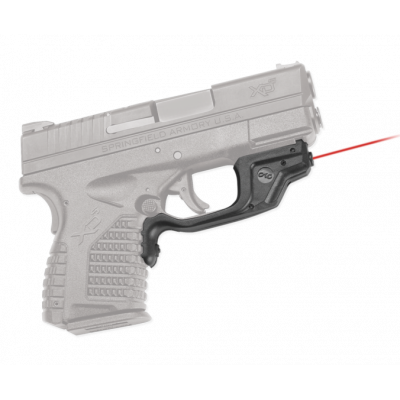 Crimson Trace LG469 Laserguard  5mW Red Laser with 633nM Wavelength & 50 ft Range Black Finish for Springfield XD-S (Except Mod2 Variant)