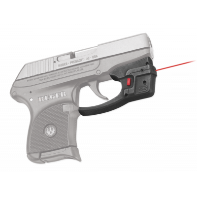Crimson Trace DS122 Defender Accu-Guard 5mW Red Laser with 633nM Wavelength & Black Finish for Ruger LCP (Except LCP II Variant)