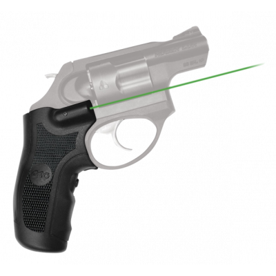 Crimson Trace LG415G Lasergrips  5mW Green Laser with 532nM Wavelength & 50 ft Range Black Finish for Ruger LCR, LCRx