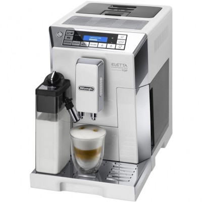 Кофемашина автоматична Delonghi ECAM 45.760.W Eletta Cappuccino TOP