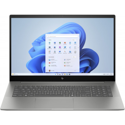 Ноутбук HP Envy 17-cw1000 • 17.3’’ IPS (3840x2160) 4K 60 Гц• Intel Core Ultra 7 155U (1.7 - 4.8 Ггц) • RAM 32 ГБ • SSD 4 ТБ • NVIDIA GeForce RTX 3050, 4 ГБ GDDR6 • Windows 11 Home • Mineral Silver