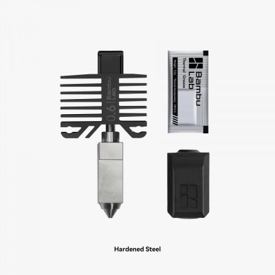 Хотенд з насадкою для Bambu Lab X1 | P1 Series 0.6mm Hardened Steel (FAH005-N-1)