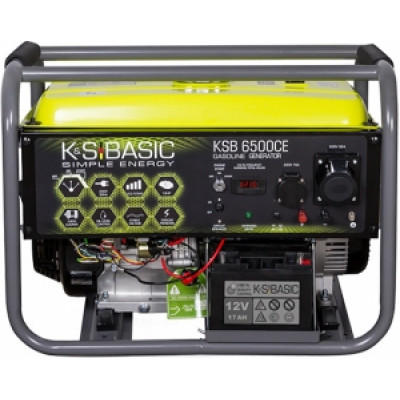 Бензиновий генератор K&S BASIC KSB 6500CE