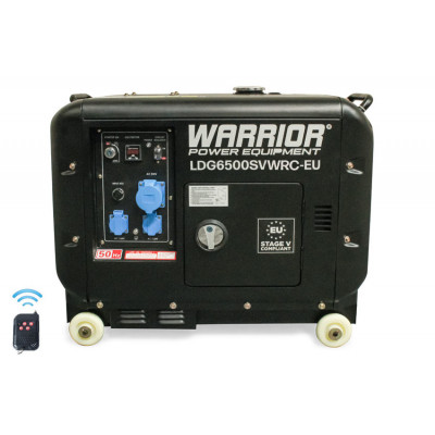 Генератор Warrior LDG6500SVWRC-EU 6.25 kVA 230V Дизель