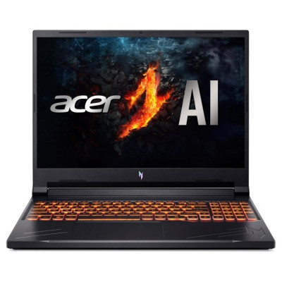 Ноутбук Acer Nitro V16 ANV16-41-R4BF (NH.QRUEX.00J) 16" WUXGA, 165 Гц, IPS, AMD Ryzen 7 8845HS до 5.1 ГГц, 16 ГБ, SSD 512 ГБ, NVIDIA GeForce RTX 4060 8 ГБ, Free DOS, чорний