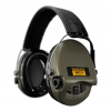 Активні тактичні навушники Supreme Pro X зі шкіряним оголів'ям. Колір: оливковий, Sordin-75302-X-S - Olive